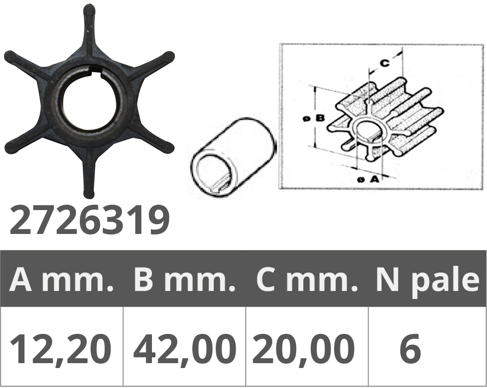 Finnord Girante Suzuki 2t 8-9,9 Hp
