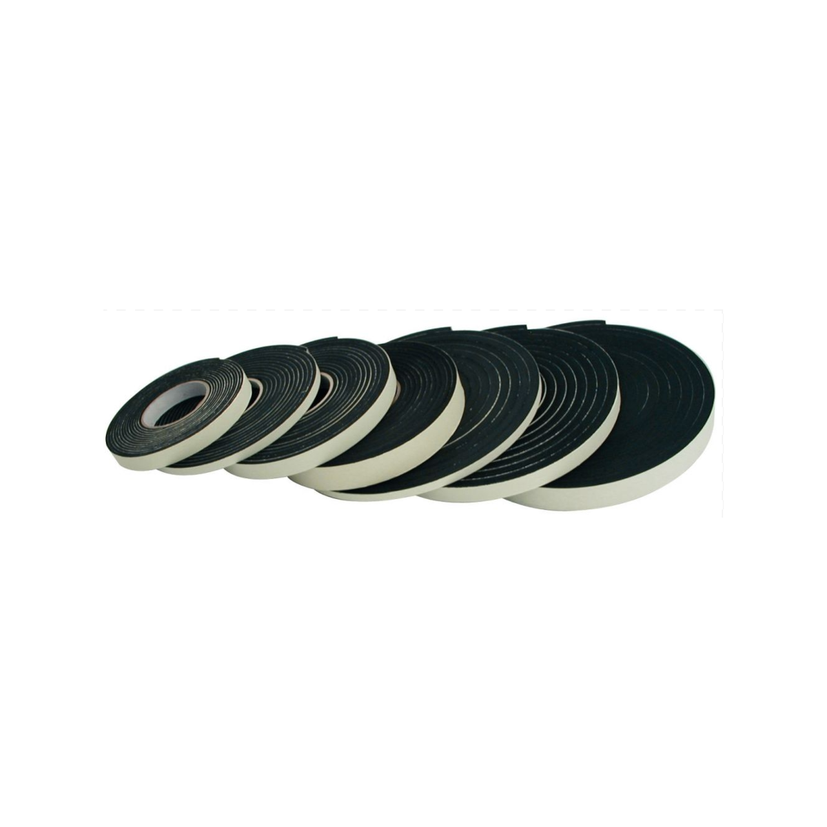 Crosseven Nastro adesivo in schiuma EVA 5m x 25mm x 6mm, nero