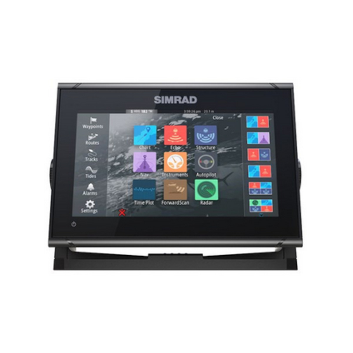 Simrad GO9 XSE chartplotter con display touch
