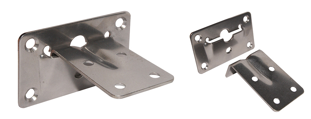 A.A.A. World-Wide Coppia Supporti Inox Per Mensole
