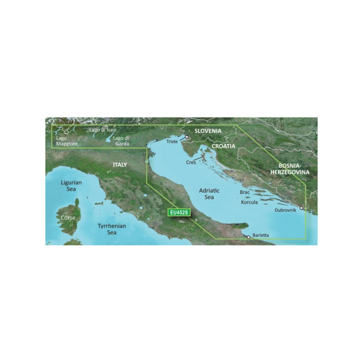Garmin Bluechart G3 Vision (Micro Sd/Sd) Mare Adriatico Nord