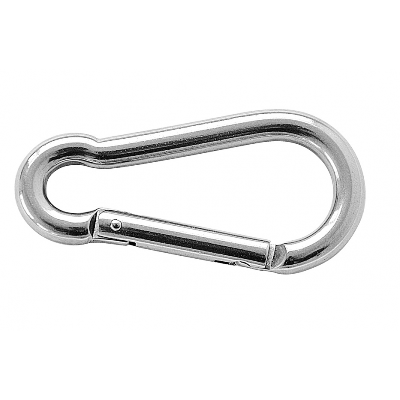 Moschettone inox 316 ø mm.8x80