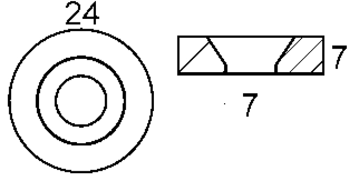 Tecnoseal Rondella  In Alluminio 8/20 Hp