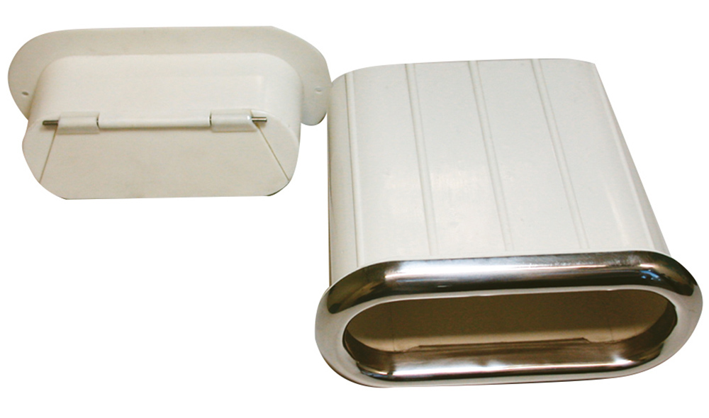 Marine Town Scarico Ovale Nylon-Inox