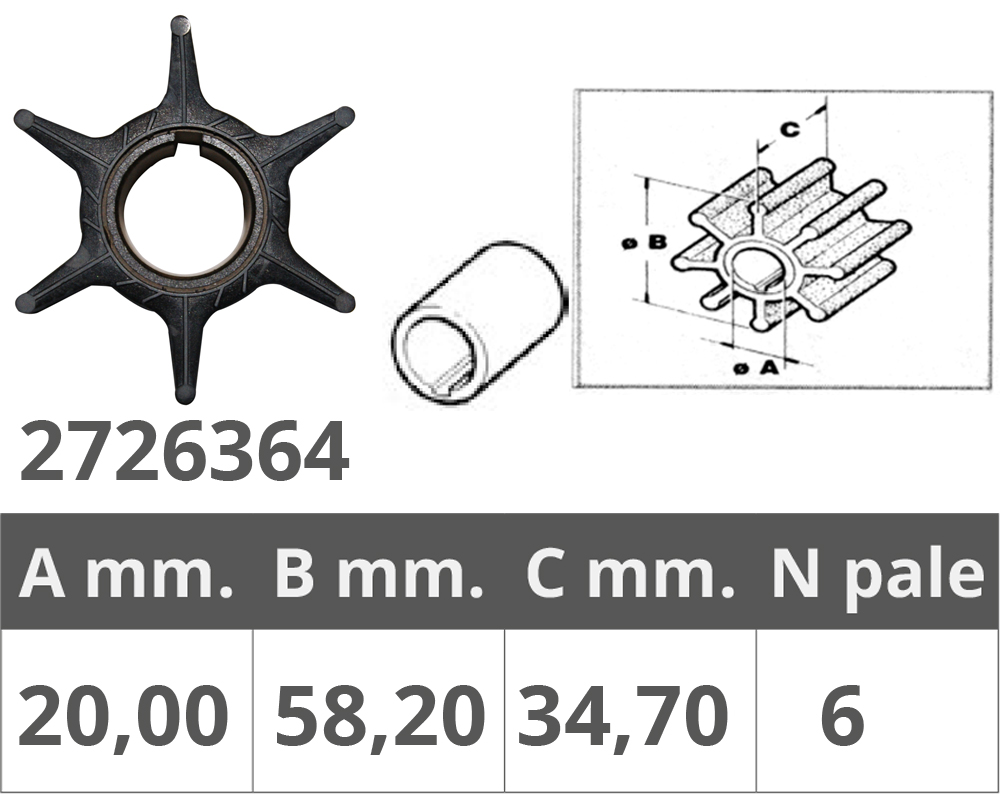 Finnord Girante Yamaha/Selva 4t 80-100 Hp