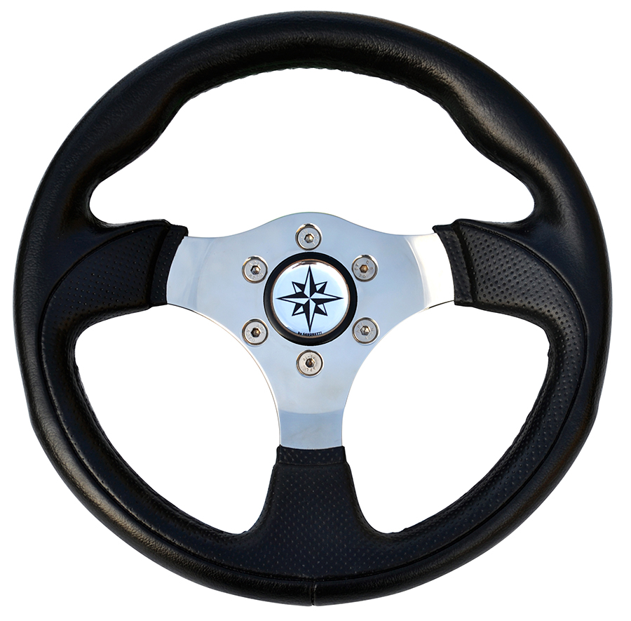 Savoretti Ruota Timone T12 Nero Ø Mm.300