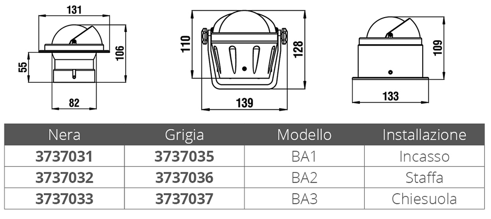 Riviera Bussola Ba2 Grigia