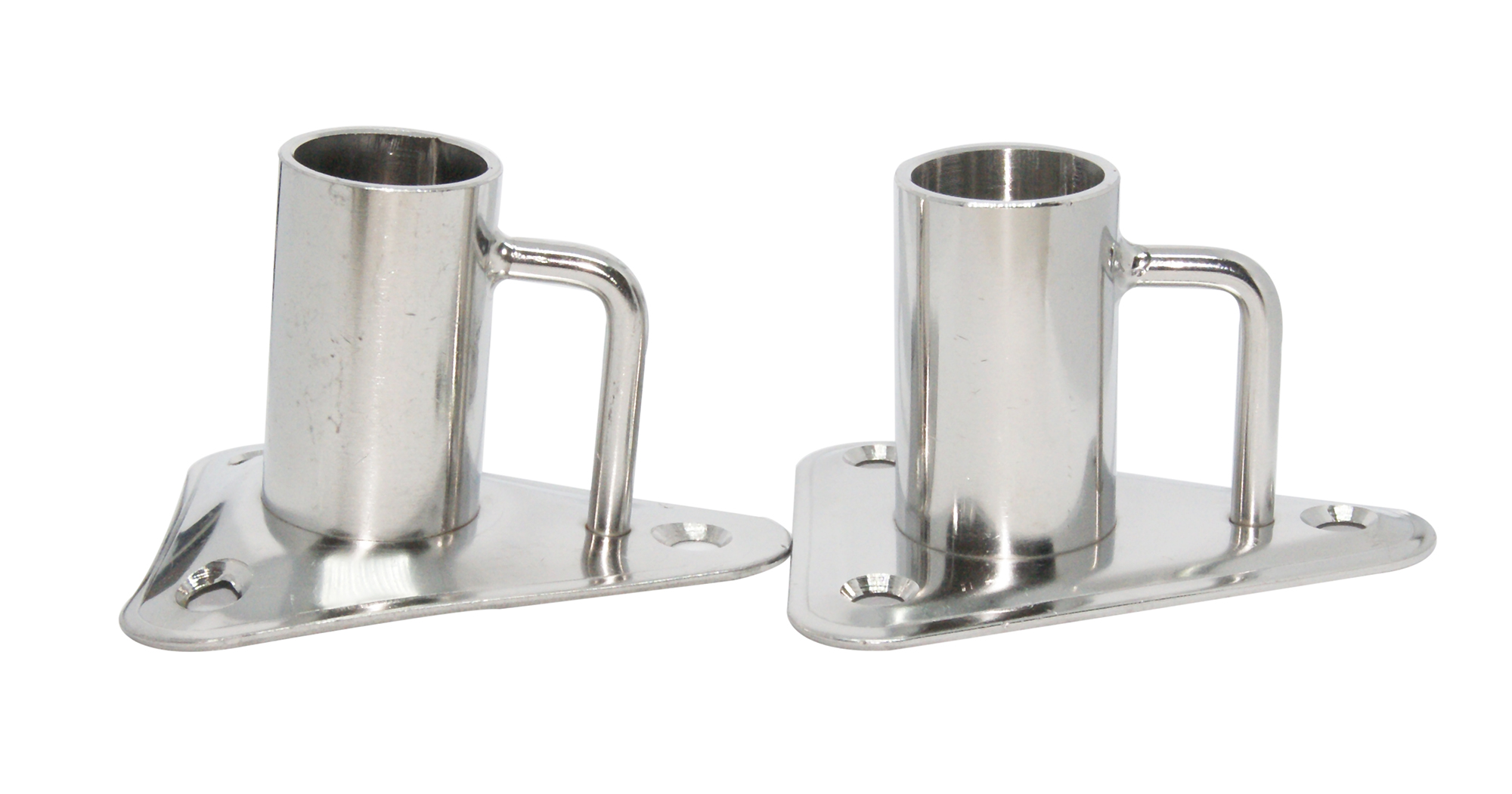 A.A.A. World-Wide Base Per Candeliere Inox Dritta
