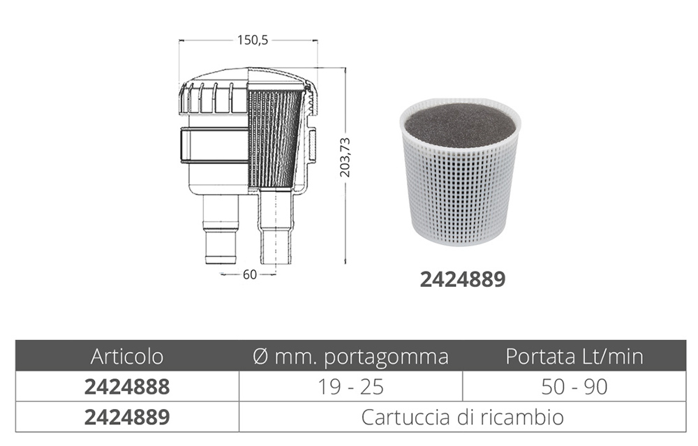 Can-Sb Marine Cartuccia Di Ricambio
