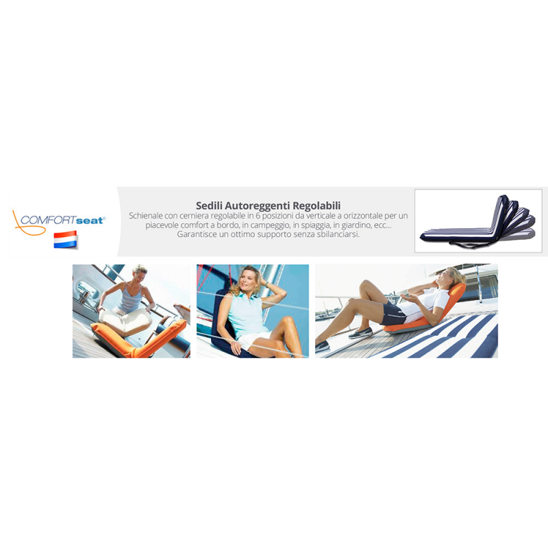 Comfort Seat Sedile comfort regular blu-bianco
