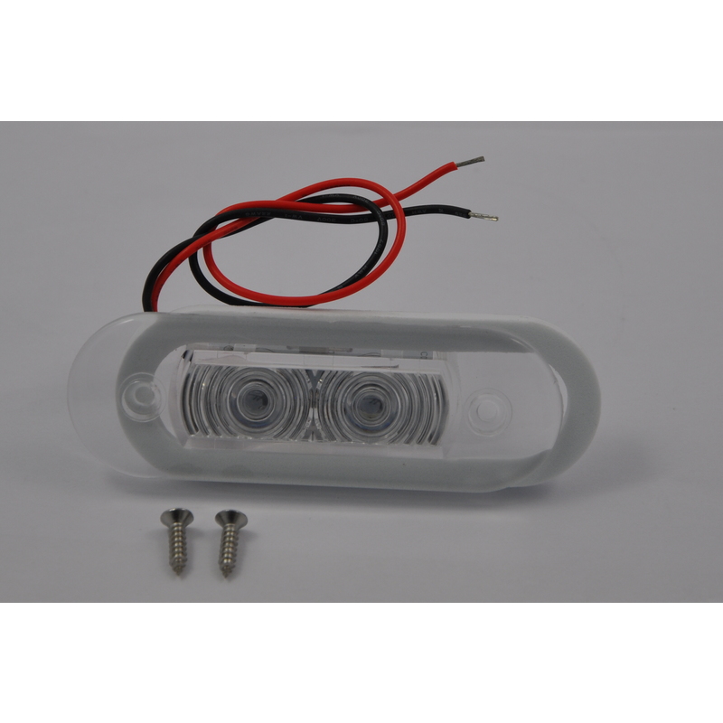 Plastimo Lampada da incasso a soffitto rotonda con 2 Led