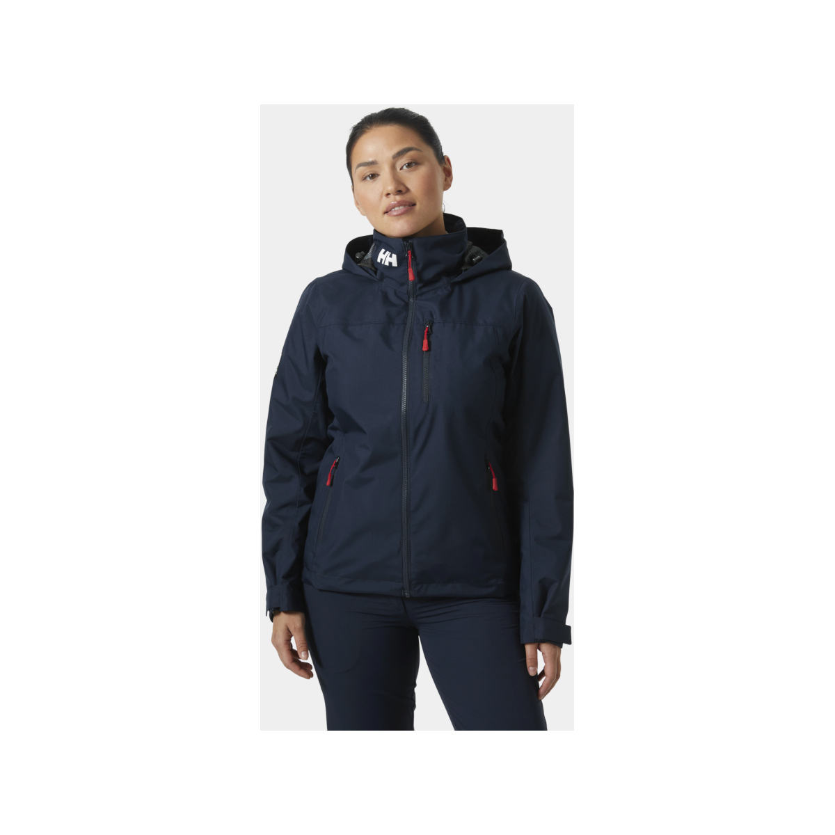 Helly Hansen Crew Hooded Giacca da vela Midlayer 2.0 da donna blu navy, taglia L