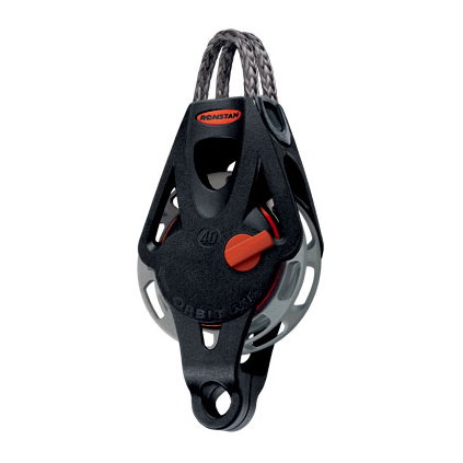 Ronstan bozzello Orbit serie 40 RT - singolo con anello e arricavo, manuale
