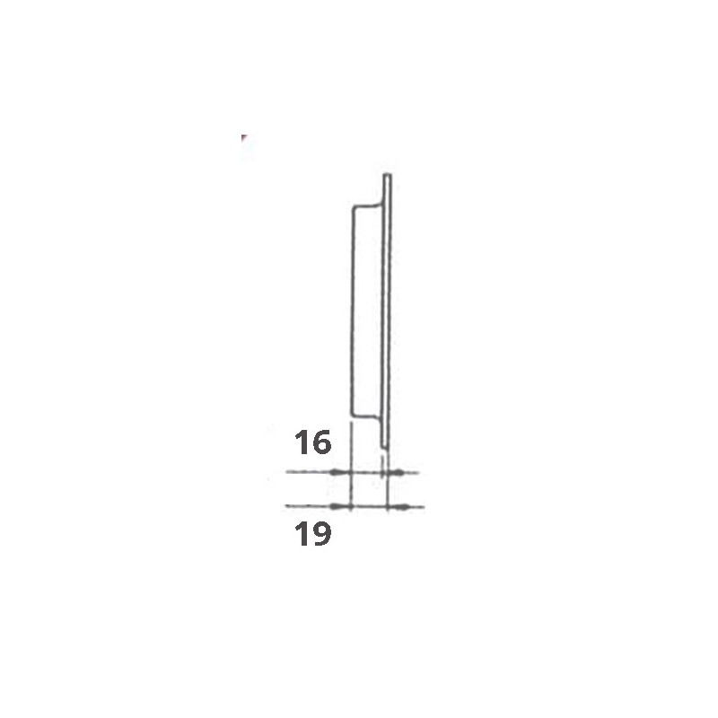 Tappo inox 316 ø mm.119