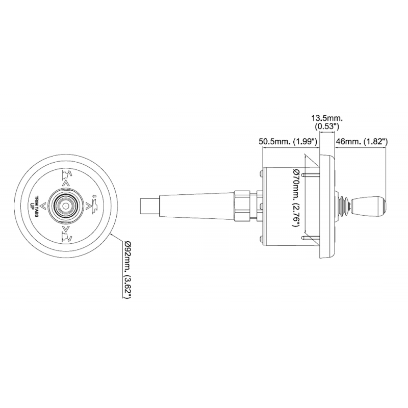 Uflex Joystick doppia stazione