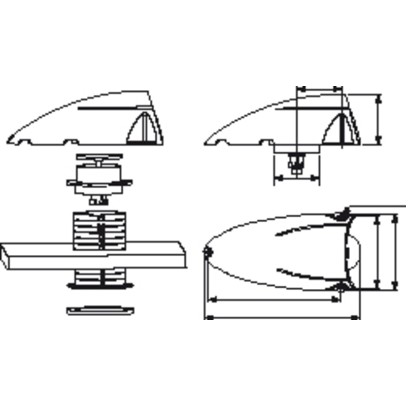 Plastimo Scatola Dorade box, aerodinamica, cassa dorade