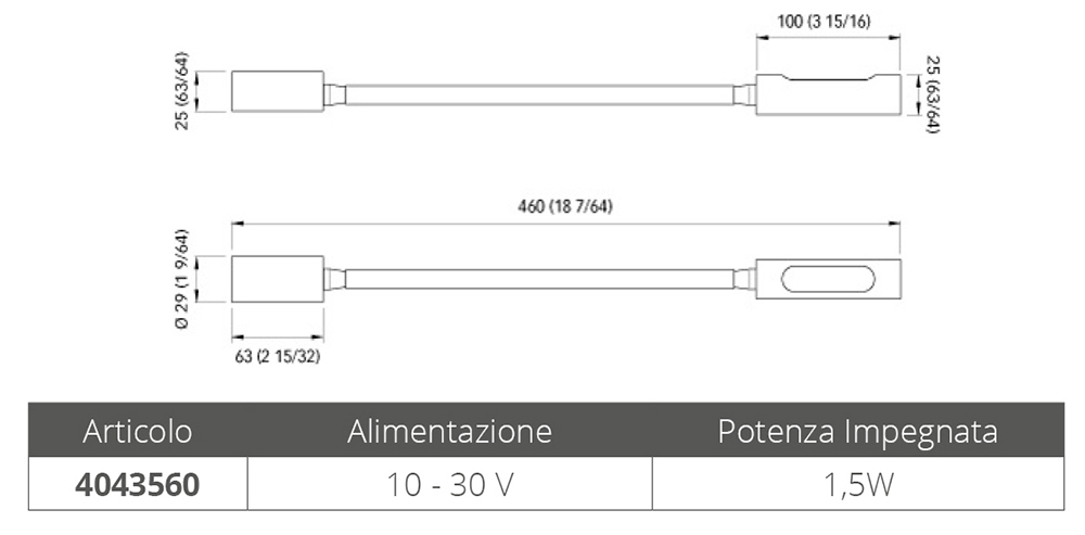 Quick Luce Di Lettura Califfa Wall