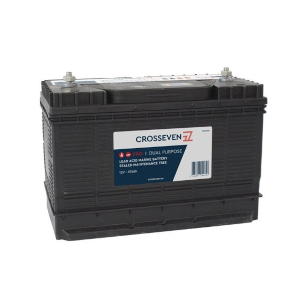 Crosseven Battery Pro 105Ah Batteria (Terminale filettato)