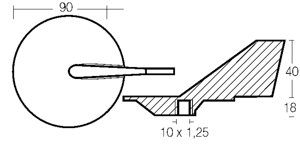 Tecnoseal Pinna 40/90 Hp In Alluminio
