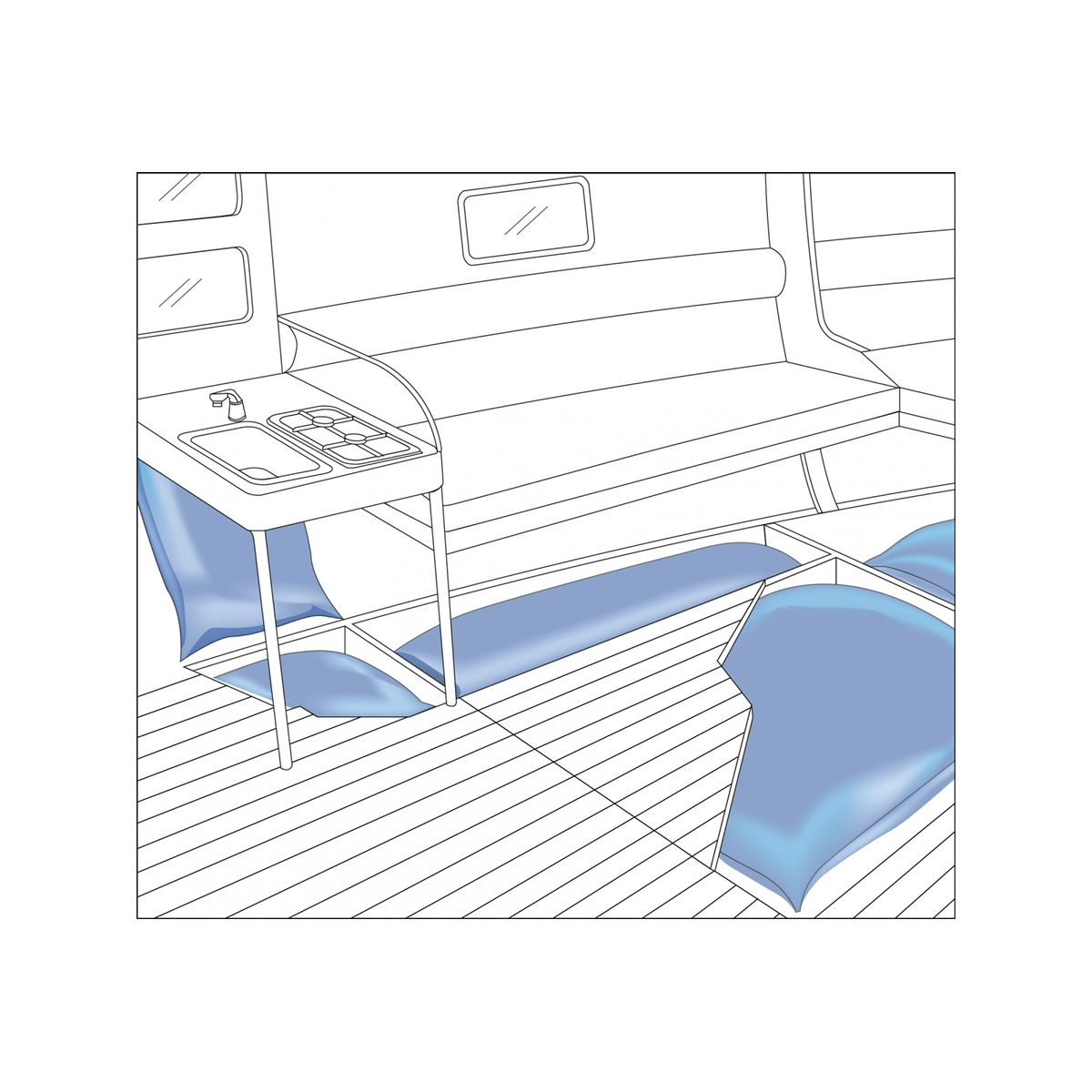 Plastimo Serbatoio Acqua Flessibile Lt.100