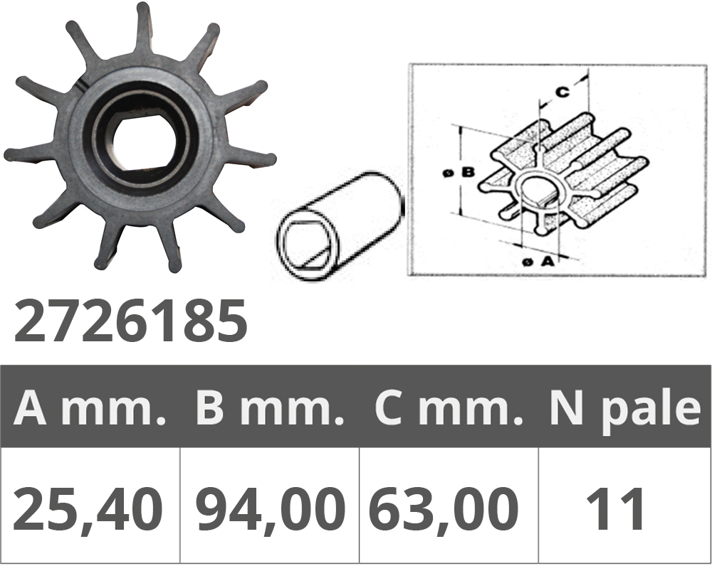 Finnord Girante Jonhnson Rif.Or.09-838s