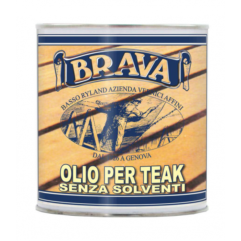 Brava Olio per teak all'acqua lt.0,75