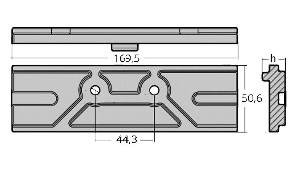Tecnoseal Piastra In Zinco