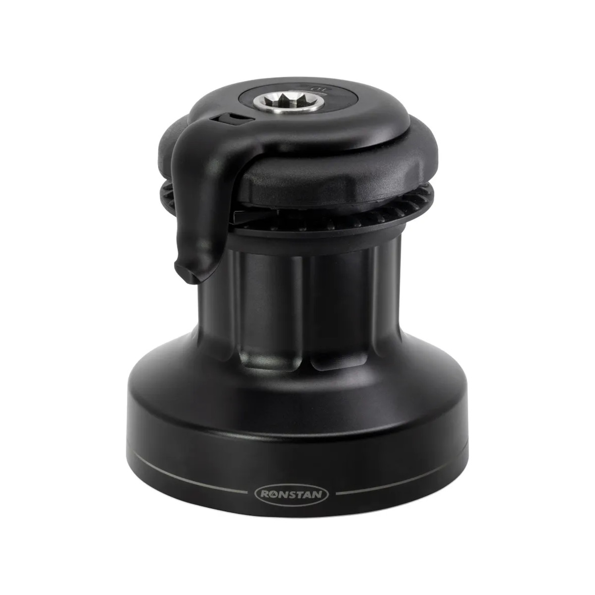 Ronstan Andersen 40QT Orbit winch – 2 velocità, self-tailing, alluminio nero