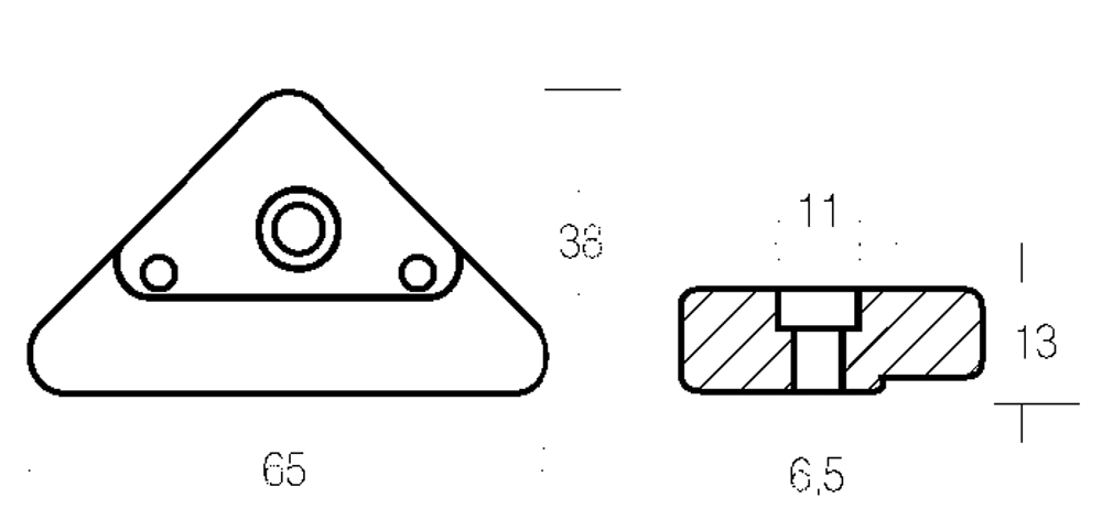 Tecnoseal Placca Duo Prop In Alluminio