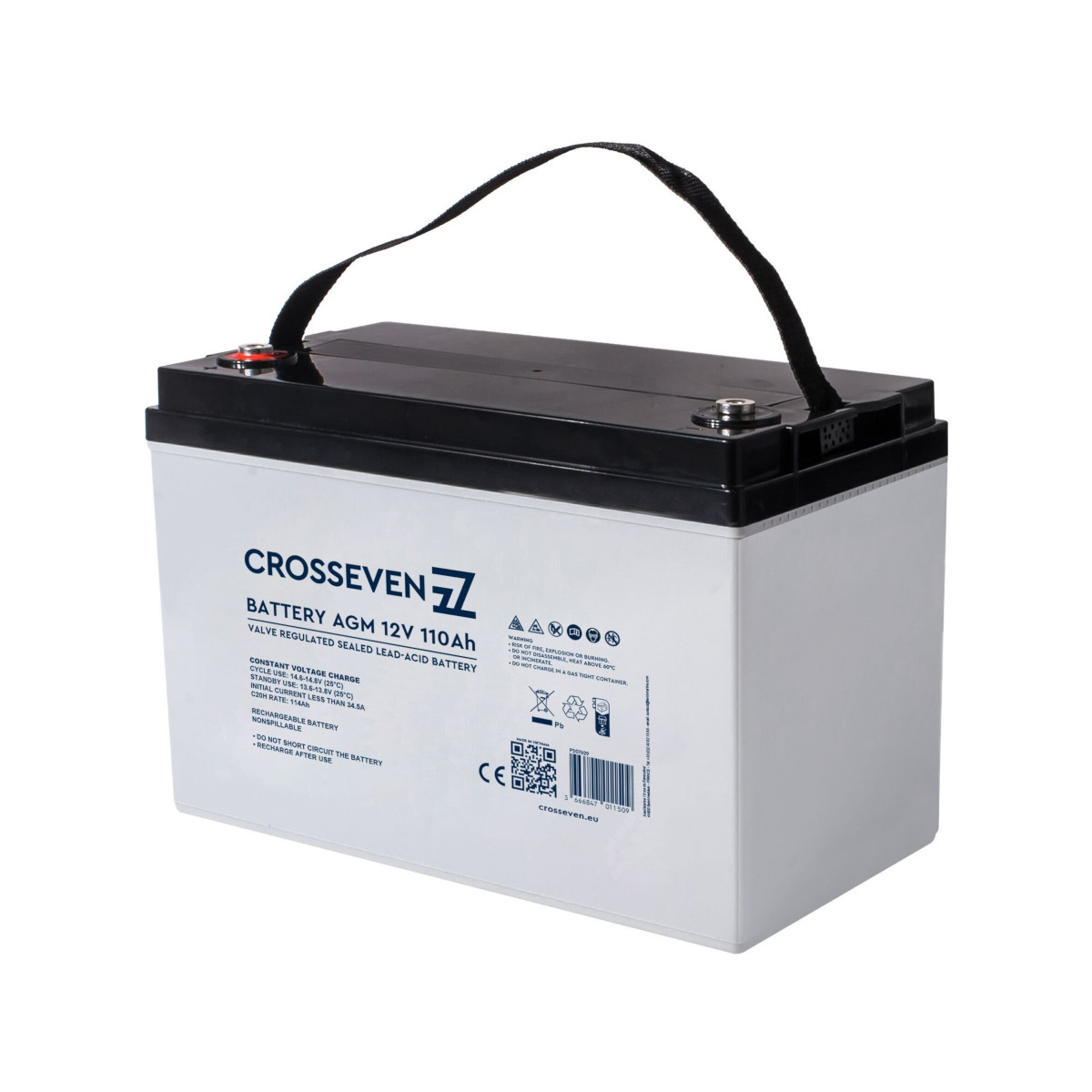 Crosseven Batteria  AGM 12V 110Ah