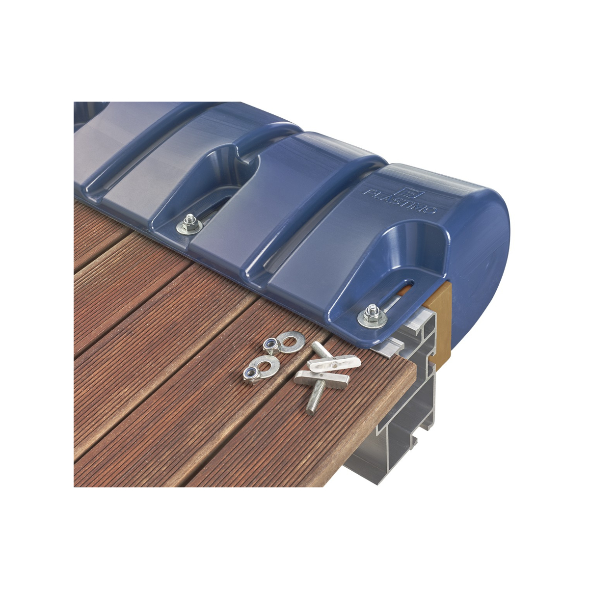 Plastimo Parabordo per pontile, blu 90x30 cm
