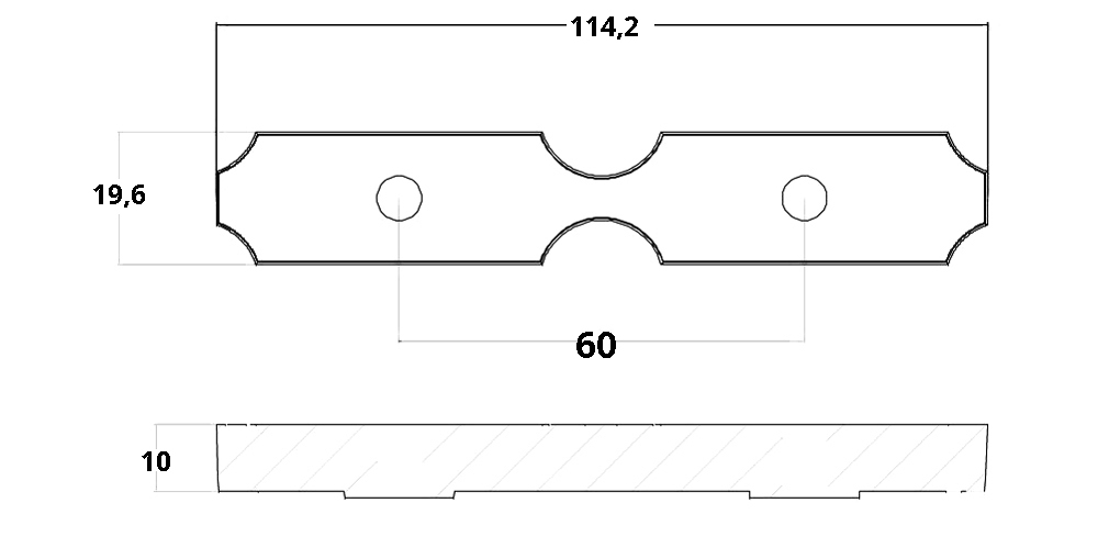 Tecnoseal Piastrina Per Motori 300-350hp