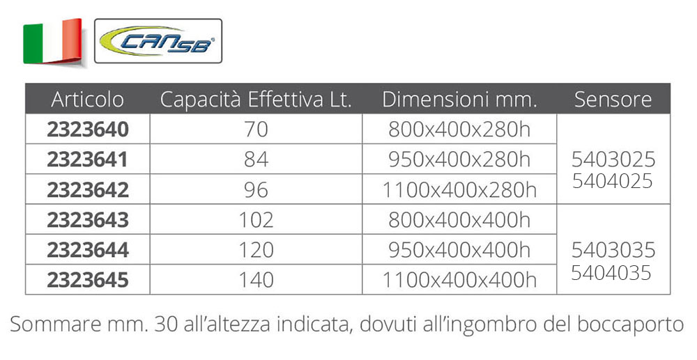 Can-Sb Marine Serbatoio Lt.70