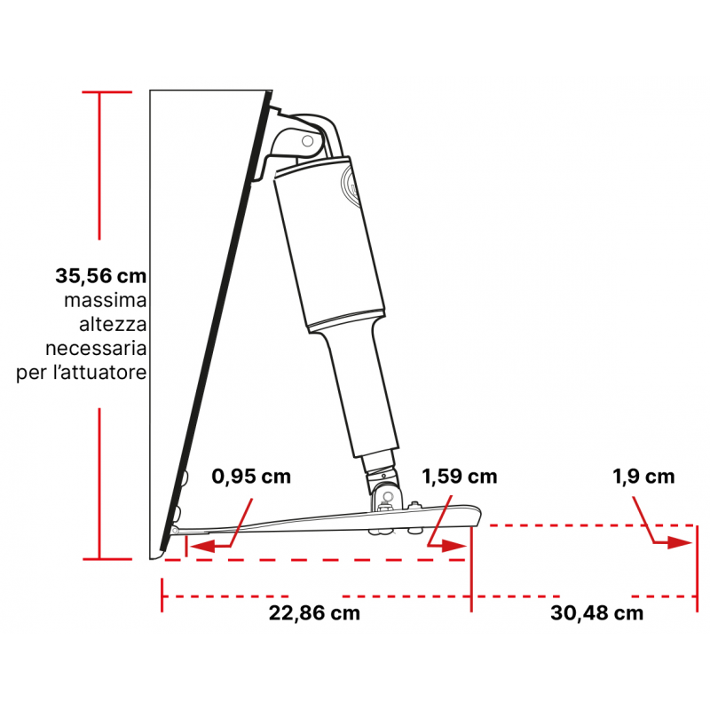 Lenco Correttori d'assetto std mm.229x305