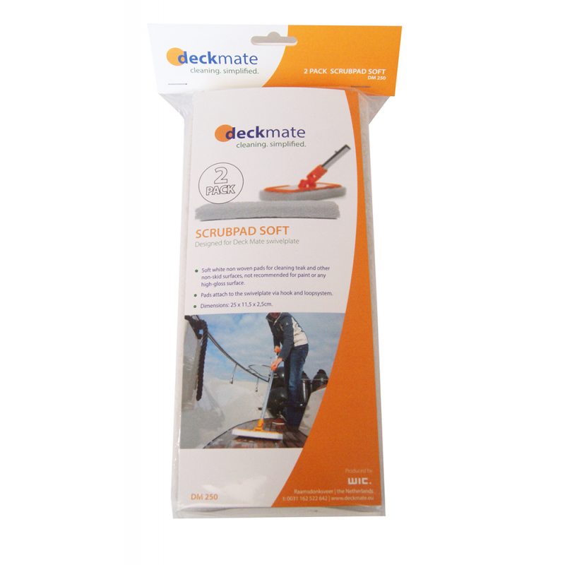 Deck Mate Cuscinetto abrasivo bianco