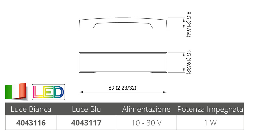 Quick Luce Di Cortesia Bianca Tab Cpa 1