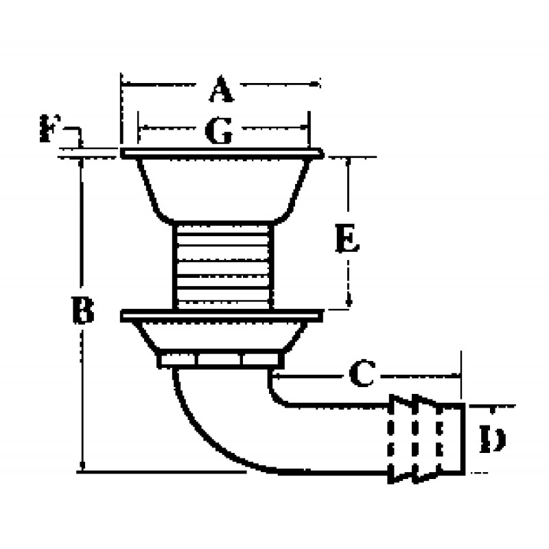 Sfiato inox 316 curvo ø mm.16