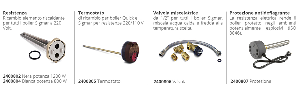 Quick Boiler Sigmar Termoinox 20 Lt