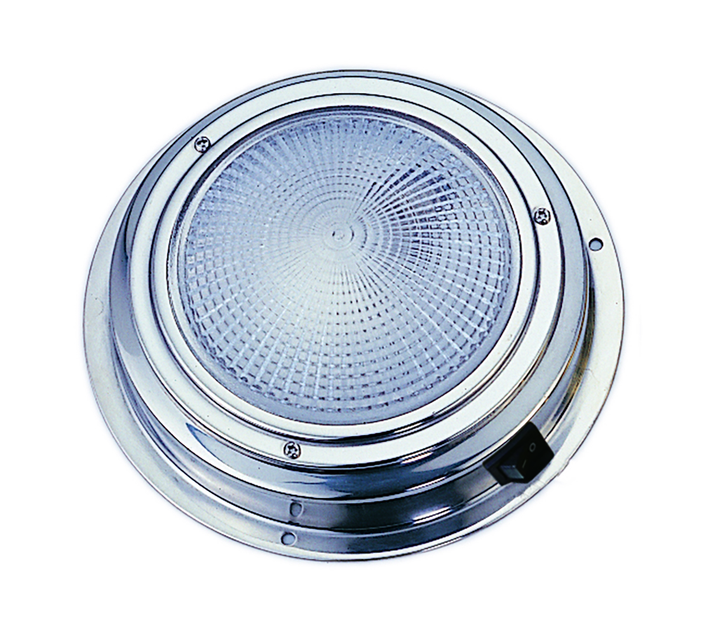 A.A.A. World-Wide Plafoniera Inox A Led Ø Mm.110x35h