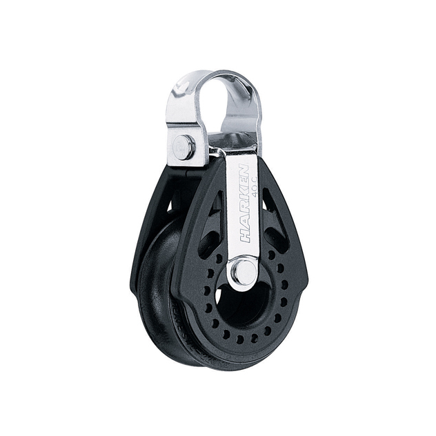 Harken bozzello Carbo 40 mm - singolo con staffa, girevole a 90°