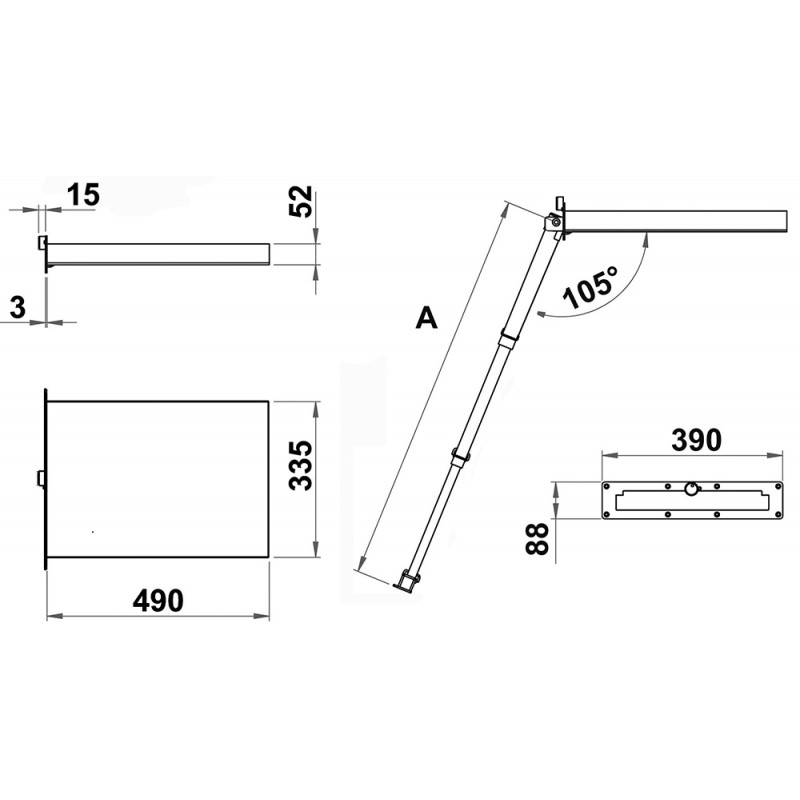 Douglas Marine Scaletta inox ad incasso 4 gr.
