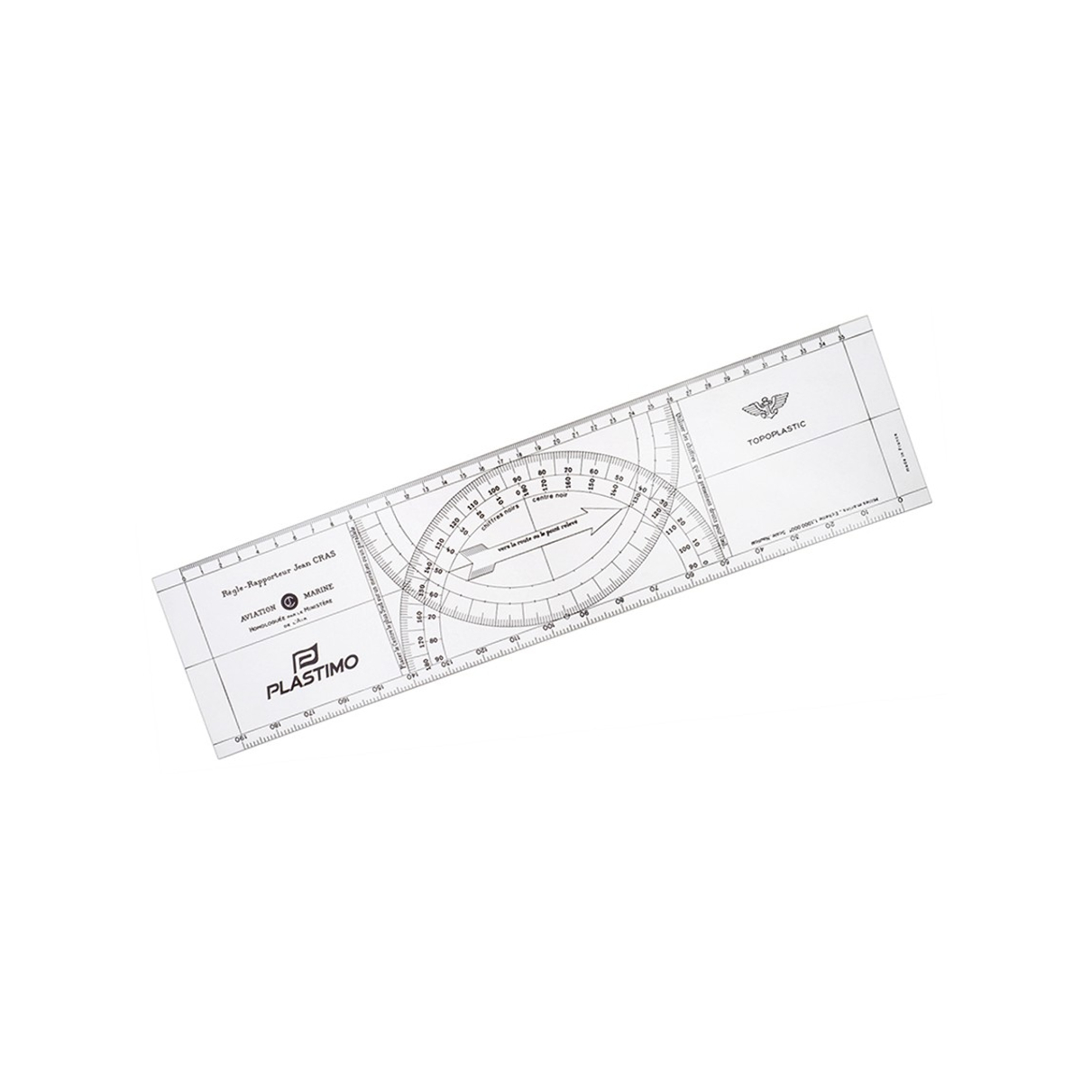 Plastimo rapportatore 38 x 10 cm