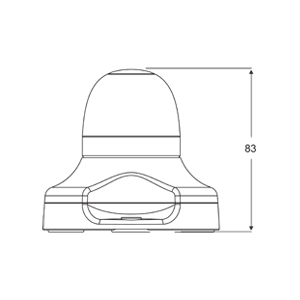 Hella Marine NaviLED 360 Fanale di segnalazione verde BSH - colore della custodia nero
