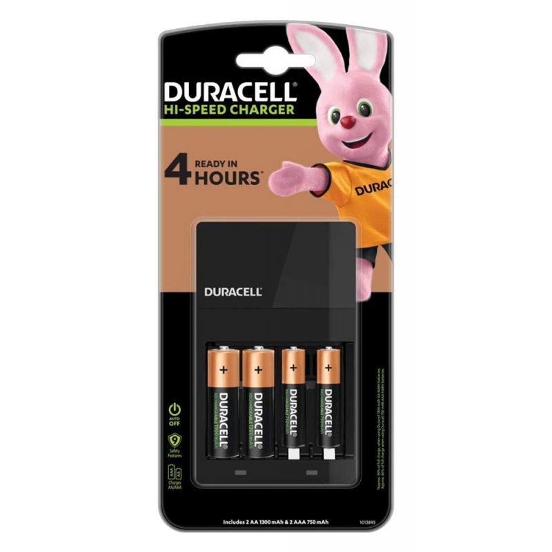 Duracell Caricabatterie duracell 4h