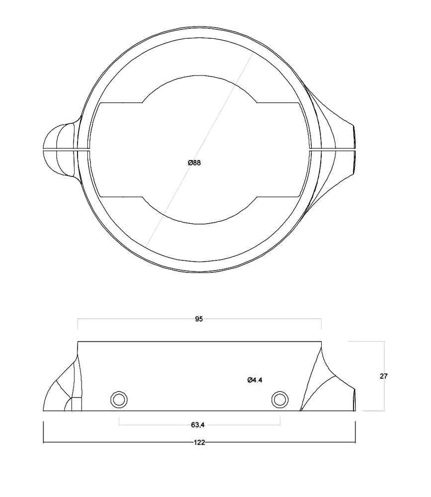 Tecnoseal Collare In Zinco Per Sail Drive