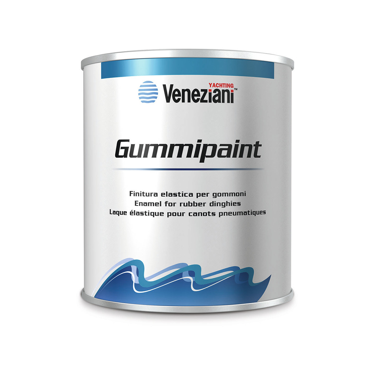Veneziani Gummipaint vernice per gommoni - nero 708, 500ml
