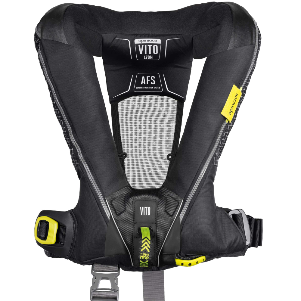Spinlock Deckvest Vito AFS Giubbotto di salvataggio automatico 170N, nero