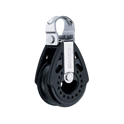 Harken bozzello Carbo 29 mm - singolo con staffa, girevole a 90°