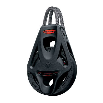 Ronstan bozzello Orbit serie 70 BB - singolo con anello e arricavo