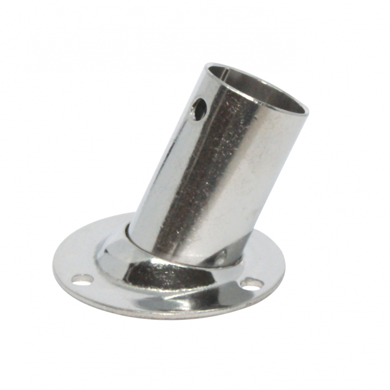 Base inox 60° ø mm.22